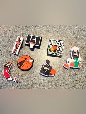 Basketball shoe charm for crocs Jibbitz